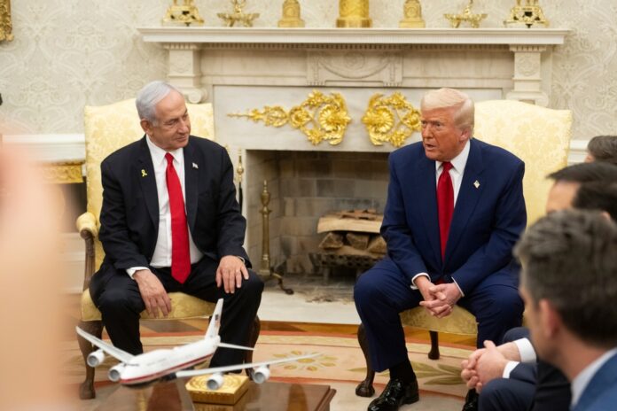 Washington,D.c.,,Usa,-,April,7,,2025:,United,States,President Two suited men seated in a formal meeting room