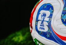 World Cup Chaos: FIFA On The Hot Seat Close-up of a FIFA-branded soccer ball on grass