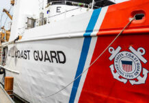 Seven-Year Stall Exposes Coast Guard Failure U.S. Coast Guard ship docked at port.