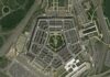 Pentagon Admits More Troops Were Wounded Aerial view of a large pentagon-shaped office complex